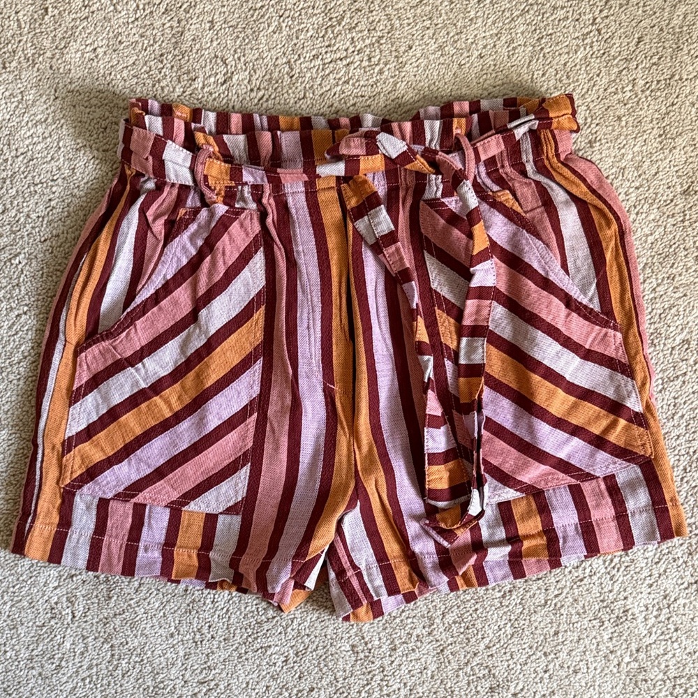 Striped Women's Shorts